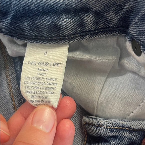 Trendy Light Blue Women's Jean Shorts - Picture 5 of 6